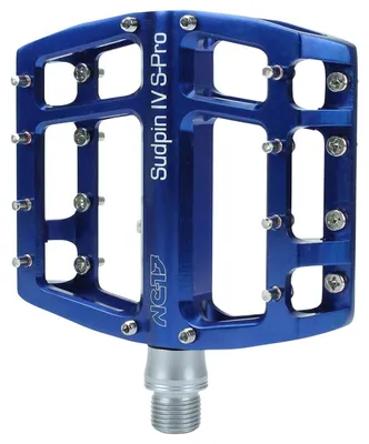 Produktbild von NC-17 Plattformpedal Sudpin IV S-Pro CNC, Alu, Präzisionslager, blau
