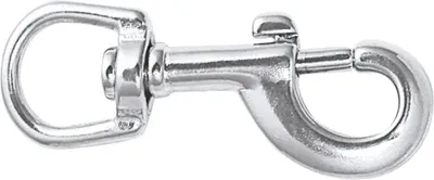 Obrázek produktu pro Talamex otočný šroub s karabinou stříbrný 64 mm stříbrný 64 mm