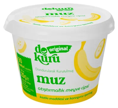 Produktbild von Dokuru | Gefriergetrocknete Banane (Fruchtchips) 25g