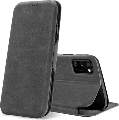 Produktbild von Conie Retro Klapp Tasche für Samsung Galaxy A02s Kartenfach Hülle Rundumschutz in Grau