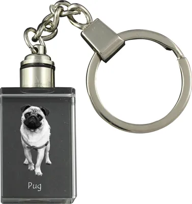 Produktbild von Mops Kristallanhänger mit Hund Art-Dog