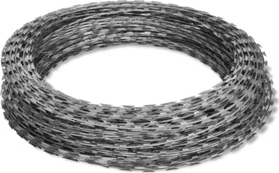 Immagine prodotto di Filo Spinato Concertina Elicoidale in Acciaio Zincato 60 m
