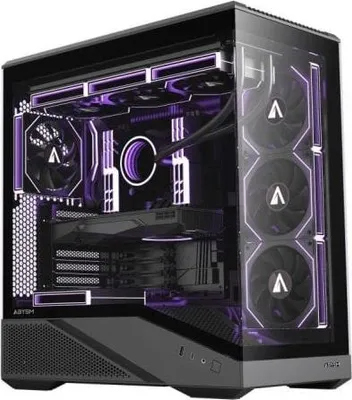 Zdjęcie produktu dla ABYSM Arian Frame A400, PC, Czarny, ATX, ITX, micro ATX, SPCC, Gaming, Wielo
