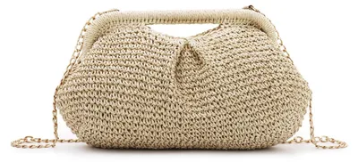 Immagine prodotto di Solidchoice - Pochette intrecciata da donna con tracolla a spalla