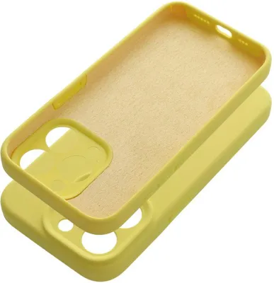 Immagine prodotto di Custodia per telefono cellulare in SILICONE da 2 mm per IPHONE 16 Pro Max giallo