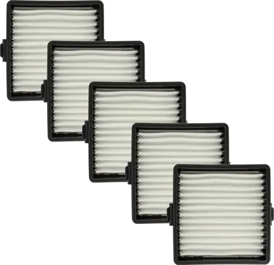 Produktbild von vhbw 5x Flachfaltenfilter kompatibel mit Ryobi One+, One Plus, P712, P713, P714K, One, CHV182, CHV182M, R18HV-0, R18HVF-0 Handstaubsauger, Staubsauger
