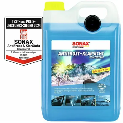 Produktbild von SONAX AntiFrost & Klarsicht Konzentrat Citrus 5L Scheibenfrostschutz bis -30°C