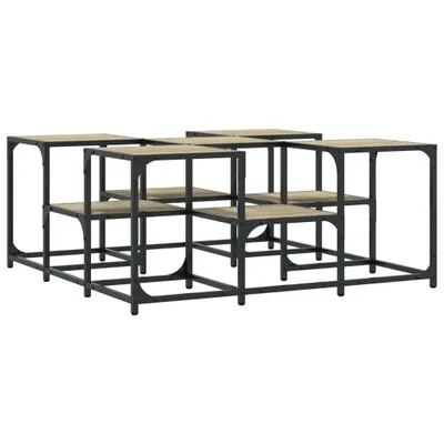 Zdjęcie produktu dla vidaXL Stolik kawowy dąb sonoma 91x91x40 cm materiał drewnopochodny