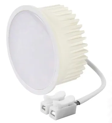 Imagen del producto de Módulo LED para focos empotrables, diseño plano, 5W, equivalente a 40W, 400 lúmenes, ángulo de iluminación de 120°, temperatura de color de 3000K-4000K, juego de módulos regulables