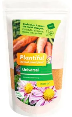 Produktbild von Nachfüllbeutel für manna Plantiful Universaldünger 600 g für max. 600 L Gießwasser