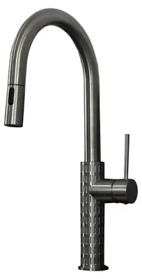 Image de Architek mitigeur évier douchette extractible gris gun métal Essebagno