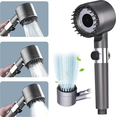 Produktbild von Regenduschekopf mit Filter - Antikalk - Hochdruck - für Badezimmer - mit Silikonmundstück