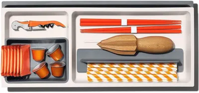 Image de Azomor : organiseurs de tiroirs réglables pour ustensiles de cuisine, avec compartiments extensibles