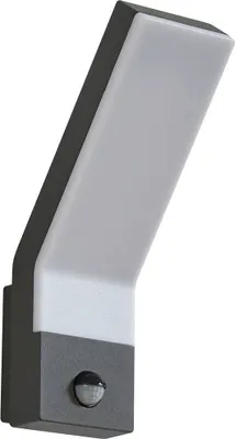 Produktbild von Lindby LED-Außenwandleuchte Korvik, 26 cm, anthrazit, Sensor