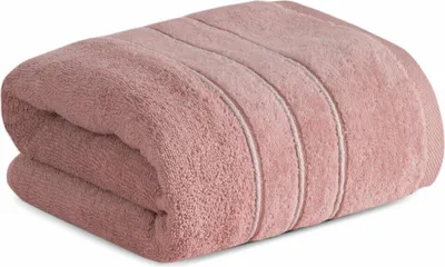 Zdjęcie produktu dla Eurofirany ręcznik do sauny bawełniany różowy 70x140 cm ręcznik kąpielowy