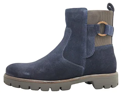 Immagine prodotto di Ara: Scarpe da donna, modello stivaletti, con solette amovibili, colore blu, adatte al tempo libero