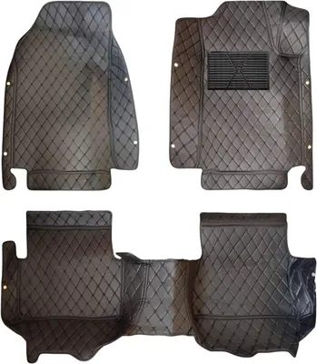 Produktbild von Auto Fußmatten Set für Limousine 2008–2015 – 5-Sitzer Kunstleder Schwarz, Antirutsch & Wasserfest Innenraum Schutz