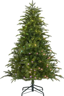 Obrázek produktu pro Black Box Trees Smart Lighting Nestow Umělý vánoční stromek - H155 x Ø107 cm - zelený
