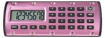Produktbild von HP Quick Calc Taschenrechner in pink