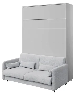 Produktbild von Schrankbett Mit Sofa Bed Concept 160X200 Cm Lenart Bett Im Schrank Klapbett Grau/Grau