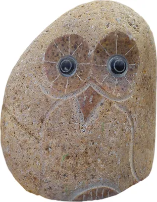 Produktbild von Dehner Dekofigur Eule, ca. 9 x 16 x 15 cm, Granit, grau, sortiert