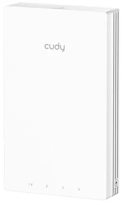 Immagine prodotto di Cudy AX3000 Piastra da parete Gigabit Wi-Fi 6, 2,4 GHz, 5 GHz, 2402 Mbit/s, WPA, WPA2, WPA3, 10, 100, 1000 Mbit/s