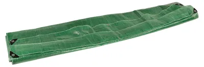 Gitterplane grün 6x2 m, 100 g/m², Abdeckplane, Gewebeplane, wasserdicht, UV-beständig, verstärkte Ösen 4031765247559 927720 24755