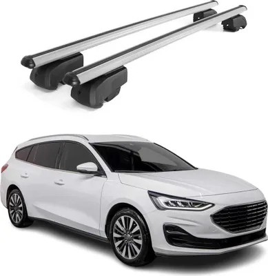 Obrázok produktu pre Strešné nosiče priečne pre Ford Focus Turnier 2018-2023 hliník šedá ABE