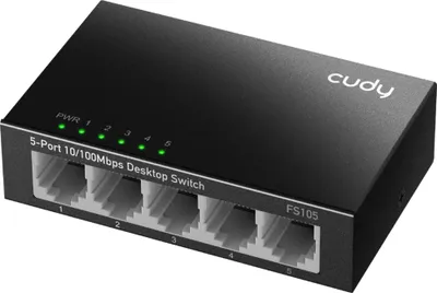 Obrázek produktu pro Cudy FS105, Nespravované, Fast Ethernet (10/100)