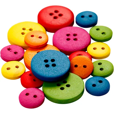 Produktbild von Creativ Company 56684, Holz, Gemischte Farben, Rund, 360 Stück(e)