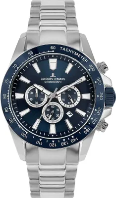 Produktbild von Jacques Lemans Chronographen Liverpool Steel Blue