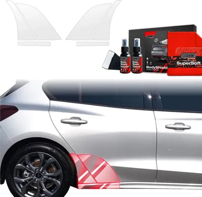 Produktbild von 6in1 Schutzfolie Grizz Protector für hinteren Seitenschweller - Ford Focus ST-Line X Hatchback Facelift (2021-2025)