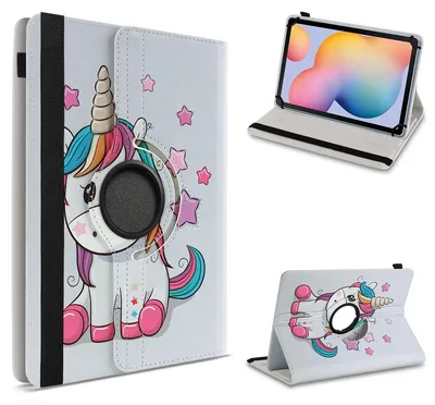 Produktbild von Tablet Hülle für Samsung Galaxy Tab S6 Lite Tasche Schutz Case Cover 360 DrehbarFarbe 360 Uni:Motiv 14