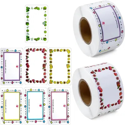 Obrázok produktu pre Samolepiace štítky 50 mm x 30 mm, 2 rolky, vodotesné, pre kuchyňu