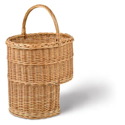 Produktbild von Treppenkorb, T 42cm x B 32cm x H 40/58cm, Stufenkorb, Aufbewahrung, Schrittkorb