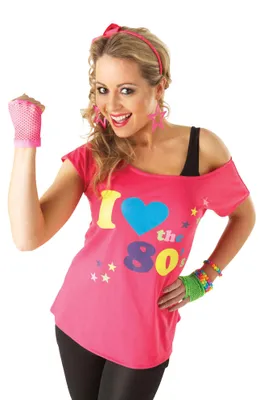 Obrázek produktu pro Tričko „I Love the 80's“, velikost: L