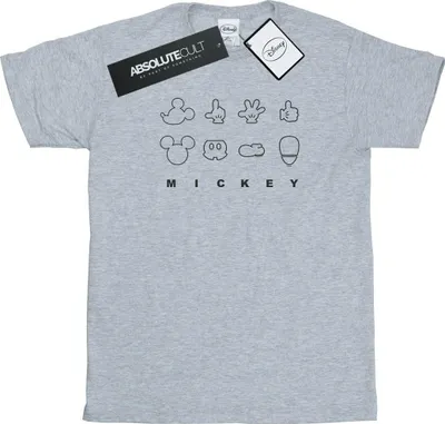 Produktbild von Disney - T-Shirt für Damen BI37345 (L) (Grau)