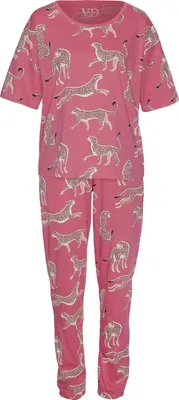 Produktbild von Vivance Dreams Pyjama 2 -teilig pink-gemustert Größe 52/54