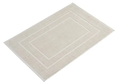 Produktbild von Badematte | 60 x 90 cm extra groß | 100 % Baumwolle | Duschmatte, Badematte | Farbe: Beige