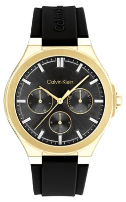 Produktbild von Calvin Klein Multi Zifferblatt Quarz Uhr für Damen Kollektion Vibrancy mit Schwa