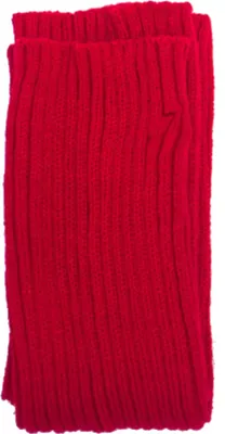 Produktbild von Frauen einfarbig gestrickte Beinwärmer Winter warme Stiefelüberzug gehäkelte lange Socken-Rot
