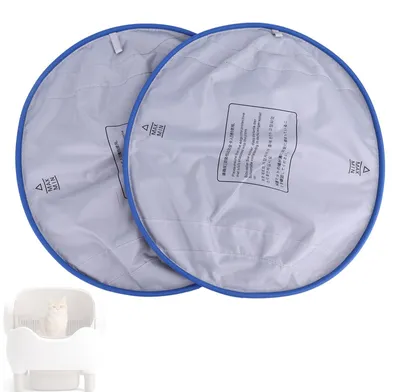 2er-Pack wasserdichte Katzentoilettenunterlage 40x37cm