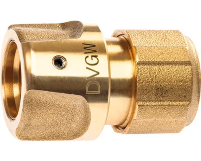 Produktbild von plus-Schlauchstück GEKA Messing DVGW 13 mm (1/2)"