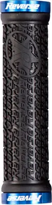 Obrázok produktu pre REVERSE gripy MTB Stamp Lock On čierna/modrá