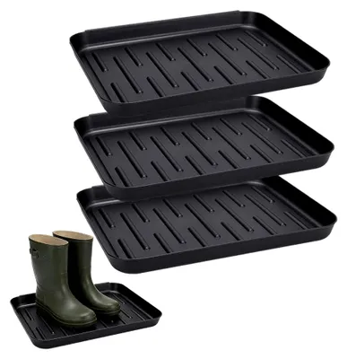 Produktbild von 3 Stück Schuhabtropfschale Klein 35x27x2,5 cm