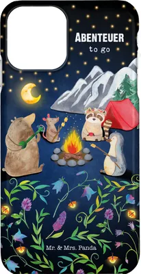 Produktbild von Mr. & Mrs. Panda Iphone 11 Handyhülle Camping Freunde - Gelb Pastell - Geschenk, Handy Schutzhülle, Gute Laune, Hülle, Cover, Case