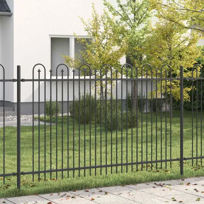 Produktbild von Spitzenbogenzaun DRONTEN Schwarz
