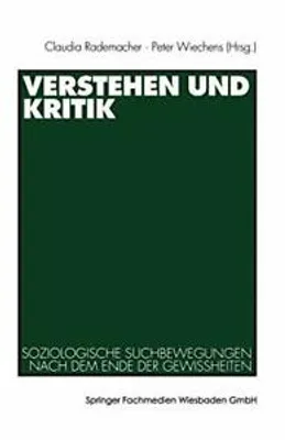 Produktbild von Verstehen und Kritik
