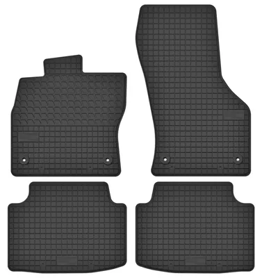 Zdjęcie produktu dla Dywaniki gumowe do Volkswagen Passat B8 2014-2023 (sedan/kombi) – 4 szt., czarne, dopasowane – Wielganizator SolidTread