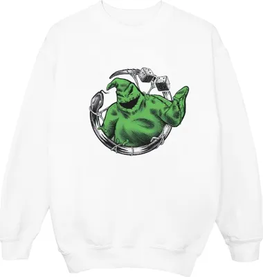 Produktbild von Disney - "Nightmare Before Christmas Roll The Dice" Sweatshirt für Herren BI42636 (L) (Weiß)